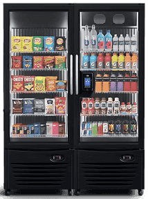 Smart refrigerated micro market cabinet